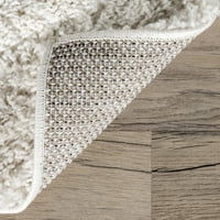 нулум Марлен съвременен килим, 10 '6 14', почти бял