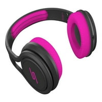 Аудио улица от ухо-спорт-слушалки с микрофон - на ухо-кабелен Жак - розов