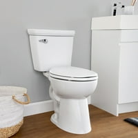 Крепежни елементи единична Флъш висока ефективност 2-парче Продълговата керамична тоалетна със седалка