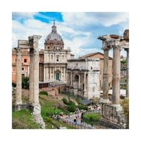 Изобразително изкуство Долче Вита Рим римски колони Трети Рим Изкуство от Филип Хюгонар