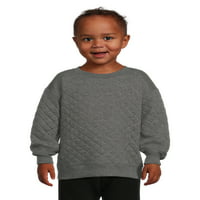 Детско бебче ватиран пуловер, размери м-5т