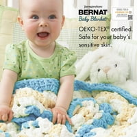 Бернат® бебешко одеяло супер обемисти Полиестерни прежди, Смешни щампи 10.5 унции 300гр, ярда