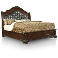 Мебели от Америка Мартина традиционен стил кафяво черешово легло, кралица