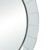 Декод 32 32 Сребърна дървена огледална конзолна маса с огледало, 2 броя