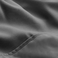 Голо Начало микрофибър 8-парче черно и сиво легло в чанта, Сплит кал Кинг