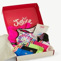 Справедливост Момичета подарък Бо-включително спортен сутиен, момче кратко бельо, и не шоу чорап, размери