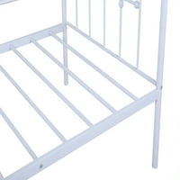Аукфа метал двойно легло с двойно трънче за съхранение-Светло сиво