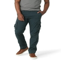 Лий® Мъжки екстремен комфорт синтетичен Прав крак товарен панталон