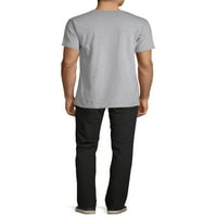 Мъжка и голяма мъжка затруднена лого къс ръкав Графичен тениска, размер с-3ХЛ